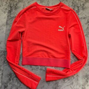 Puma Classic Rib Long Sleeve Crop Top